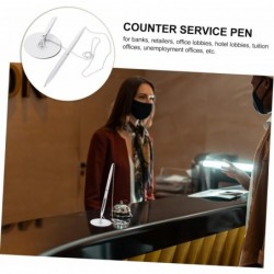 Cabilock 1pc Signierstift Klebestifte für den Schreibtisch Kugelschreiber mit Kette Kreative Kugelschreiber Sicherer Thekenstift Flüssigtintenstift Kugelschreiber Schwarz Thekenservicestift Sicherer Stift Silber