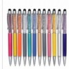 Gullor 12 Stück Bling 2-in-1 Slim Crystal Diamond Pens und schwarze Tinte Kugelschreiber, Multicolor B