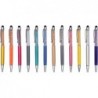 Gullor 12 Stück Bling 2-in-1 Slim Crystal Diamond Pens und schwarze Tinte Kugelschreiber, Multicolor B