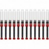 12 Stück Füllfederhalter-Kolbenkonverter, kompatibel mit Lamy-, Parker- und Hongdian-Füllfederhaltern, 3,4 mm Bohrungsdurchmesser, Tintenabsorber-Füller