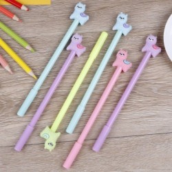 28-teiliger Cartoon-Lama-Stift, süßer Alpaka-Gelstift, 4 Farben für Schul- und Bürobedarf, Kindergeschenke, schwarze Tinte, 0,5-mm-Kugelspitze