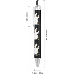 Niedliches und lustiges Pinguin-Muster (2), Druckkugelschreiber, Kugelschreiber mit schwarzer Tinte, Geschenke für Studenten, Bürobedarf