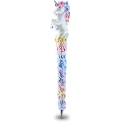 Sparkle Tail Unicorn Pen - Süßer Einhorn-Kugelschreiber mit schwarzer Tinte, einzigartiger Mädchen-Stift für Kinder-Einhorn-Schreibwaren und Bürobedarf für Erwachsene, origineller Stift als Dekoration für den Schreibtisch im Büro