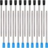 Auswechselbare 2,75 Zoll Kugelschreiberminen für 6-in-1 Multifunktions-Kugelschreiber und Stylus-Stifte mit Diamantkristallen anderer Marken, Metallmine, schwarze und blaue Tinte (20er-Pack)