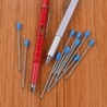 Auswechselbare 2,75 Zoll Kugelschreiberminen für 6-in-1 Multifunktions-Kugelschreiber und Stylus-Stifte mit Diamantkristallen anderer Marken, Metallmine, schwarze und blaue Tinte (20er-Pack)