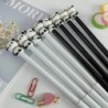 Niedlicher Gelschreiber mit Tier-Panda-Motiv, niedlicher schwarzer Kawaii-Schreibstift, Kugelschreiber, schwarzer Gelschreiber, Partygeschenk, Gelschreiber, lustiges Schul- und Büromaterial (6 Stück)