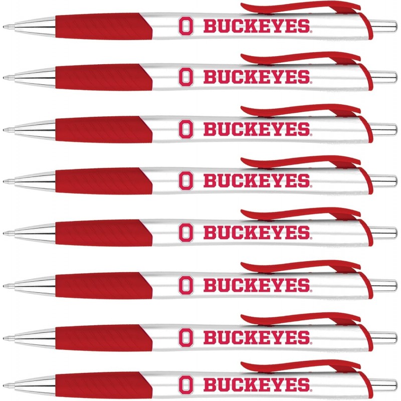 Grußkartenstift Ohio State Silberner Griffstift, 8er-Pack (2843)