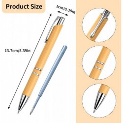 Personalisierter Kugelschreiber, anpassbares Geschenk, große Menge an Holz-Bambus-Stiften, Gravur, einziehbarer individueller Kugelschreiber (10 Stück)