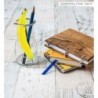 Bananen-Schreibstift von Planet Pens – Einzigartiges Schreibtischzubehör und Schreibwarenzubehör, Coole Food-Neuheitsstifte für Erwachsene und Kinder, Bananen-Stift für Schule und Büro, Erwachsene, Niedliche Scherzgeschenkstifte