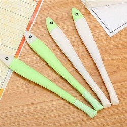 Gelschreiber mit Tiermotiv, bunt, Fische, süßer Kawaii-Schreibstift, schwarzer Kugelschreiber, Gelschreiber mit schwarzer Tinte, Partygeschenk, Gelschreiber, lustiges Schul- und Büromaterial (8 Stück)