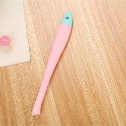 Gelschreiber mit Tiermotiv, bunt, Fische, süßer Kawaii-Schreibstift, schwarzer Kugelschreiber, Gelschreiber mit schwarzer Tinte, Partygeschenk, Gelschreiber, lustiges Schul- und Büromaterial (8 Stück)