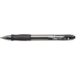 BIC VLGB11BK Velocity Druckkugelschreiber, schwarze Tinte, 1,6 mm, fett, Dutzend