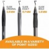 BIC VLGB11BK Velocity Druckkugelschreiber, schwarze Tinte, 1,6 mm, fett, Dutzend