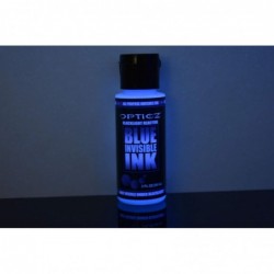 Opticz, unsichtbare, blaue UV-Schwarzlicht-reaktive Sicherheitstinte für alle Zwecke (2-Unzen-Flasche)