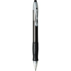 BIC VLG11BK Velocity Druckkugelschreiber, schwarze Tinte, 1 mm, mittel, Dutzend