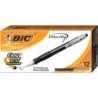 BIC VLG11BK Velocity Druckkugelschreiber, schwarze Tinte, 1 mm, mittel, Dutzend