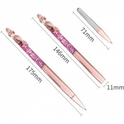 6 Stück Metall-Kugelschreiber mit schwarzer Tinte, glitzernde Meerjungfrau-Metall-Kugelschreiber für Hochzeitsfeier-Dekoration, Büro- und Schulbedarf, Roségold