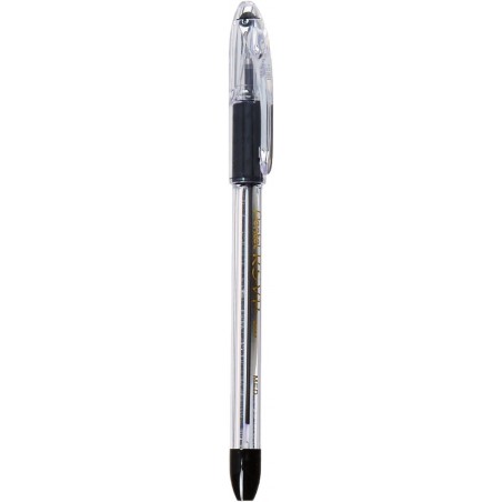 Pentel Kugelschreiber, mittlere Spitze, 24/PK, schwarze Tinte/transparenter Schaft (PENBK91ASWUS)