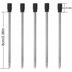 Multifunktions-Werkzeugstift, 6-in-1-Werkzeug mit Kugelschreiber, Touchscreen-Stift, Lineal, Wasserwaage, Schlitz- und Kreuzschlitzschraubendreher, All-in-One-Tech-Tool-Stift mit Tintennachfüllungen (2 × Schwarz + 5 × Nachfüllungen)