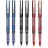 Pilot Precise V5 Stick Rolling Ball Stifte, extra feine Spitze, 6 Stifte (Schwarz/Blau/Rot)