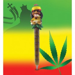 Planet Pens Rastaman-Neuheitsstift – Schöner, lustiger und einzigartiger Kugelschreiber für Erwachsene, Rasta-Schreibstift als tolles Schreibwareninstrument für die Schule, als Scherzgeschenk und fürs Büro