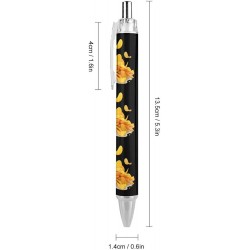 Kugelschreiber mit Kartoffelchips, einziehbarer Gelstift, 0,5 mm feine Spitze, schwarze Tinte für Bürobedarf