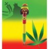 Planet Pens Rastaman-Neuheitsstift – lustiger und einzigartiger Kugelschreiber für Erwachsene, Rasta-Schreibstift als tolles Schreibwaren-Tool für die Schule, als Scherzgeschenk und als Schreibtischdekoration im Büro