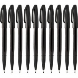 Schilderstifte mit feiner Spitze, 2,0 mm, schwarze Tinte, 10er-Pack, S520-A