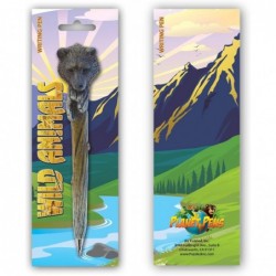 Planet Pens Wild Black Bear-Neuheitsstift – Lustiger, einzigartiger Büro-Kugelschreiber für Kinder und Erwachsene, farbenfrohes Wildtier-Schreibgerät für Schule und Büro