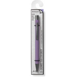 IF Bookaroo Pen, Soft Touch, farbbeschichteter Stift mit schwarzer Tinte - AUBERGINE