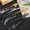 24er-Pack neuartige Stifte in Pistolenform, coole Gel-Tintenstifte, Scharfschützengewehr-Stifte, süße Pistolen-Kugelschreiber für Schule, Büro, Schreiben, Geburtstagsparty, Mann, Jungen