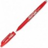 Pilot FriXion Ball 0,7 mm radierbare Gelstifte, feine Spitze, rote Tinte, 6er-Pack