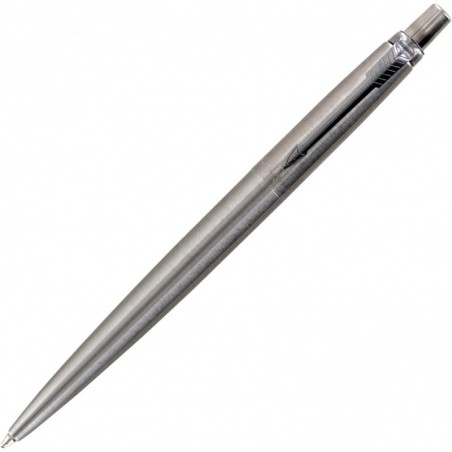 Parker Jotter-Stift, Edelstahl, mittlere Spitze, schwarze Tinte