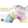 Zebra Sarasa Clip 0.5, 10er-Pack schwarze Stifte (P-JJ15-BK10) – Druckclip-Kugelschreiber mit High Speed Dry Ink-Technologie, mit Original-Haftnotizen-Vorteilsset