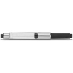 Kaweco Standard Converter Pearl Black Chrome für Füllfederhalter | Füllfederhalter mit Tintenkonverter und 0,82 ml Füllmenge