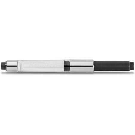 Kaweco Standard Converter Pearl Black Chrome für Füllfederhalter | Füllfederhalter mit Tintenkonverter und 0,82 ml Füllmenge