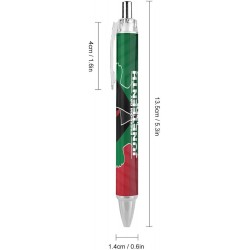 Kugelschreiber mit „Juneteenth Day Pride“ für Afroamerikaner, feine Spitze (0,5 mm), einziehbare Stifte mit weichem Schreibgefühl, Gelschreiber mit schwarzer Tinte, 2 Stück