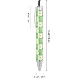 Stilvolle Druckkugelschreiber, niedliches Froschtier, grüne Frösche, bequemer Kugelschreiber, 0,5 mm, schwarze Tinte, Schreibstifte für Büroangestellte, Lehrer, Schreibtischzubehör