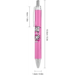 Kugelschreiber zum Thema Brustkrebs-Aufklärung, feine Spitze (0,5 mm), einziehbare Stifte mit weichem Schreibgefühl, schwarze Tinte, Gelstifte, 2 Stück