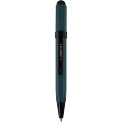 LEGAMI - Mini Touch Pen, 0,8 x 9,7 cm, Kugelschreiber, schwarze Tinte, Spitzendurchmesser 1 mm, Stift mit Radiergummi zum Tippen auf jedem Touchscreen-Gerät, Variante Petrolblau