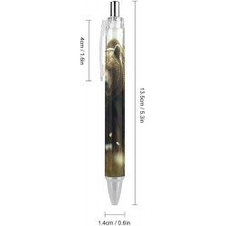 Kugelschreiber mit Bärensau in der Nähe des Moraine Creek, Katmai-Nationalpark, schwarze Tinte, Kugelschreiber, einziehbarer Journalstift, Arbeitsstift, Bürostifte für Männer und Frauen, 1 Stück