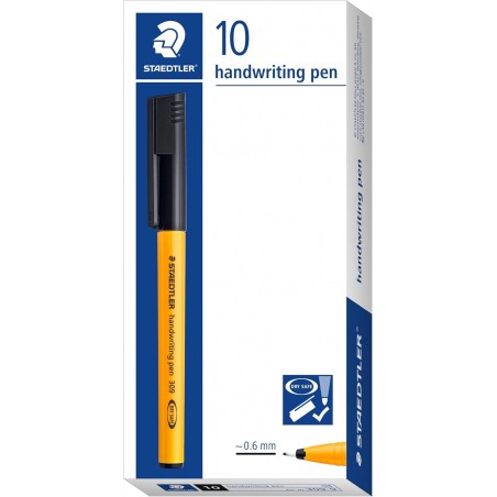 STAEDTLER 309-9 Handschriftstift, Schwarz (10er-Packung)