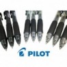 Pilot G2 schwarze Gel-Roller-Kugelschreiber mit Druckknopf, verschiedene Spitzengrößen (3 x Ultra Fine 0,38, 3 x Extra Fine pt 05, 3 x Fine pt 07)