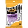 BIC Cristal Stic Kugelschreiber, 1,0 mm, mittlere Spitze, schwarze Tinte, 40er-Pack