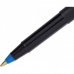 uni-ball Onyx Rollerball-Stift auf Farbstoffbasis, blau, insgesamt 12 Stück