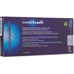 uni-ball Onyx Rollerball-Stift auf Farbstoffbasis, blau, insgesamt 12 Stück