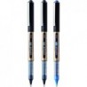 uni-ball UB-150-10 Eye On Point Stay Gold Kugelschreiber in Schwarz und Blau. Hochwertige 1,0-mm-Rollerballspitze für superweiche Handschrift. Farb- und wasserfeste flüssige Uni Super-Tinte. 3er-Pack