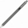 TUL® Fine Writing Kugelschreiber mit massivem Metallschaft und 2 Minen, mittlere Spitze, 1,0 mm, silberner Schaft, verschiedene Tintenfarben