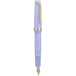 2er-Set Jinhao 82 Füllfederhalter aus Kunstharz mit extra feiner und feiner Iridiumfeder mit Konverter, transparentes Lila mit goldenem Clip, Schreibstift-Set