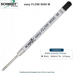 6er-Pack - Schmidt easyFLOW 9000 - Schwarze Tinte